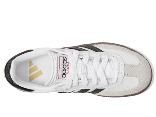 adidas Unisex-Kids Samba Indoor, White/None/None, 13K - Image 2