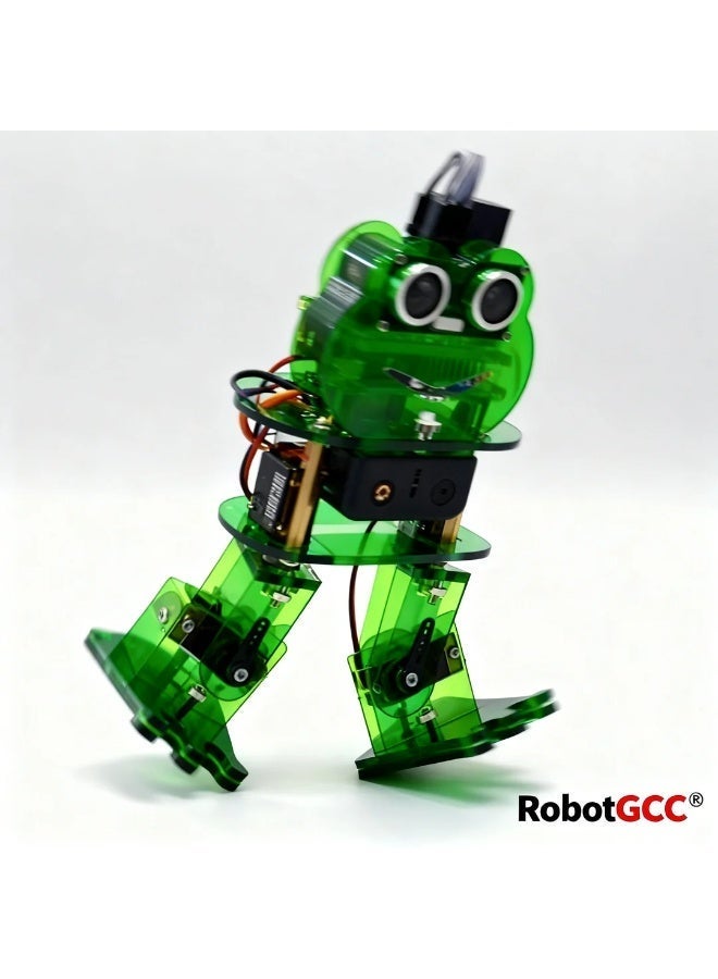 robotgcc Programmable Biped Robot for Kids and Students | Arduino Coding and Visual Block Programming | Walking Dancing Robot with Ultrasonic Obstacle Avoidance and Bluetooth App Control | STEM Learning DIY Robotics Kit - Image 3