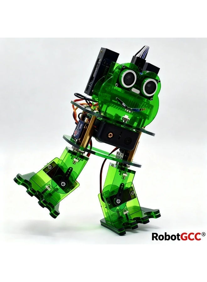 robotgcc Programmable Biped Robot for Kids and Students | Arduino Coding and Visual Block Programming | Walking Dancing Robot with Ultrasonic Obstacle Avoidance and Bluetooth App Control | STEM Learning DIY Robotics Kit - Image 5