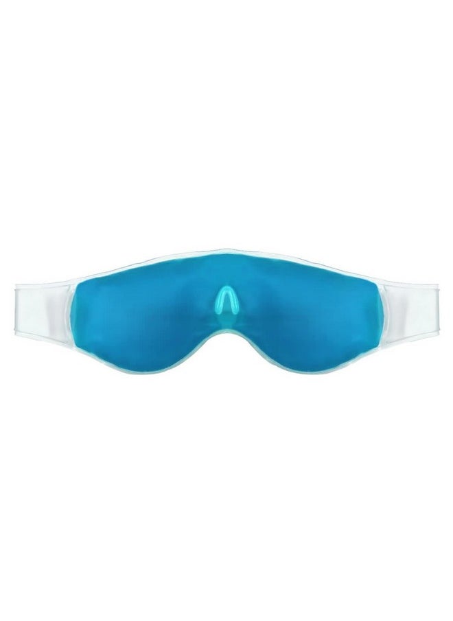 Polyvinyl Chloride Cool Gel Eye Mask Summer Ice Cooling Sleeping Mask For Eye Patches Remove Dark Circles Fatigue Cool Eye Patch Pads Eye Care (Pack Of 1),Blue