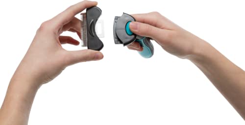 Trixie: - Replacement Head for Carding Groomer | Detangles and Removes Loose Hair, Gentle Care for Base Coat | Easy to Replace Grooming Heads with a Snap Mechanism on The Handle - 11 cm - Image 4