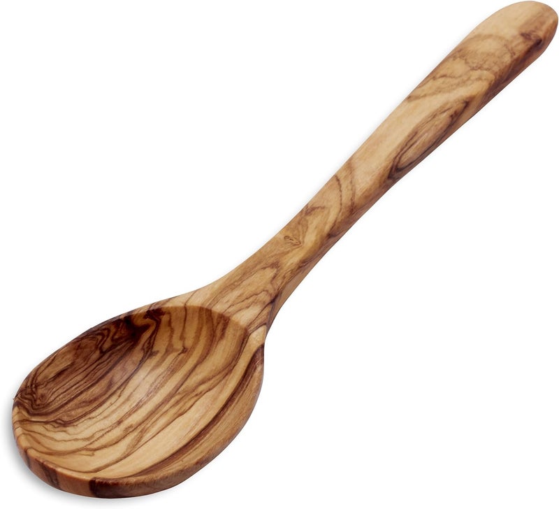Sur La Table Italian Olivewood Spoon, 8", Tan - Image 1