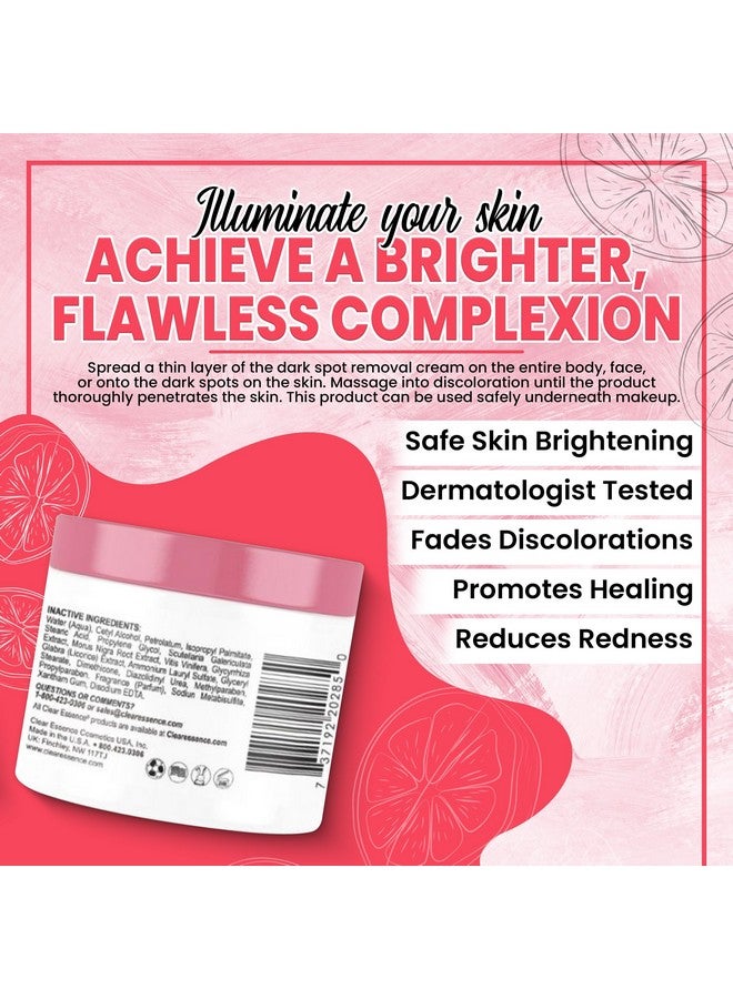 Clear Essence Exclusive Medicated Fade Creme With Sunscreen - Fade Cream For Dark Spots - Beauty Cream for Glowing Skin Complexion - Skin Care (4 Oz.) - Image 4