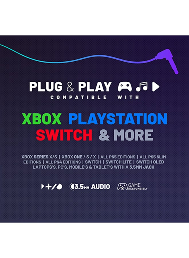 4gamers 4Gamers Panther Gaming Headset GLITCH - Teal  - Image 4