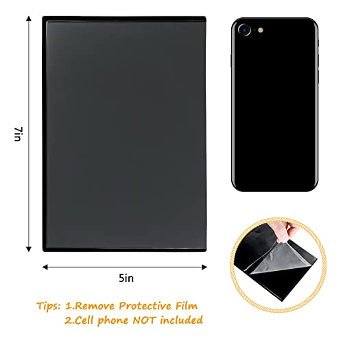 Mingting Magnetic Picture Frame, Holds 5X7 Inches Pictures, Reusable Black Magnet Fridge Photo Sleeves for Refrigerator, Locker,Office Cabinet (Black, 6) (6Pcs) - Image 2