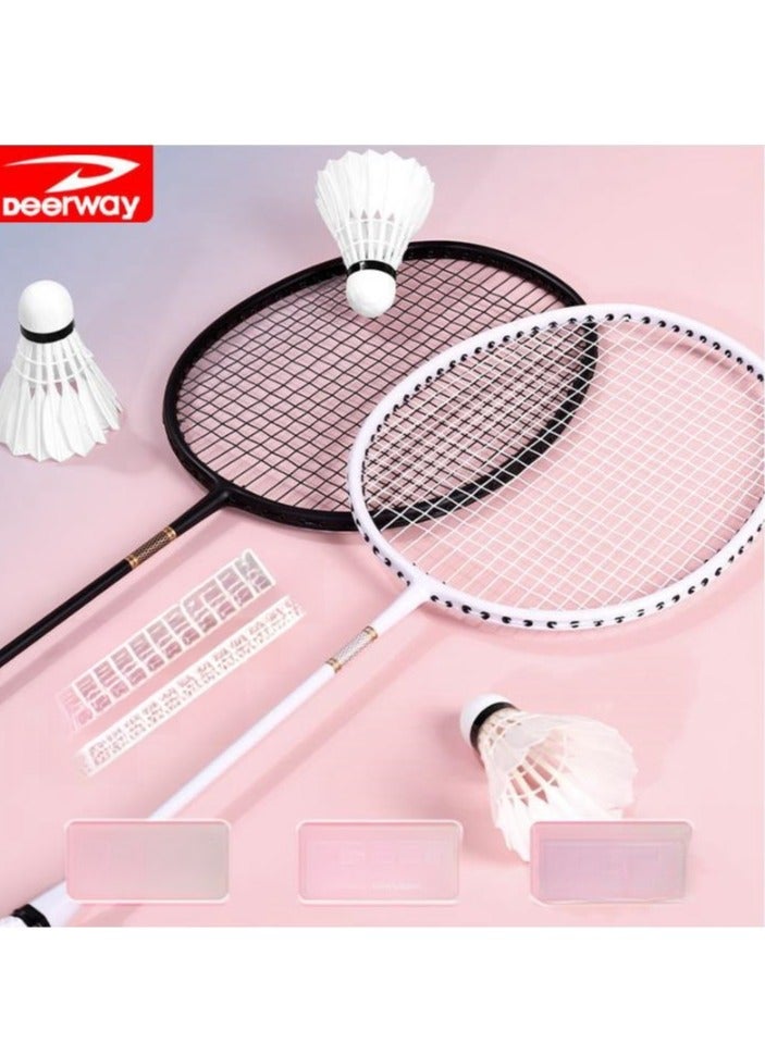 Deerway Delhui Badminton Racket Ultra Light And Durable Adult Suit, Competition Training, Dribbling, Double Racket - Image 2