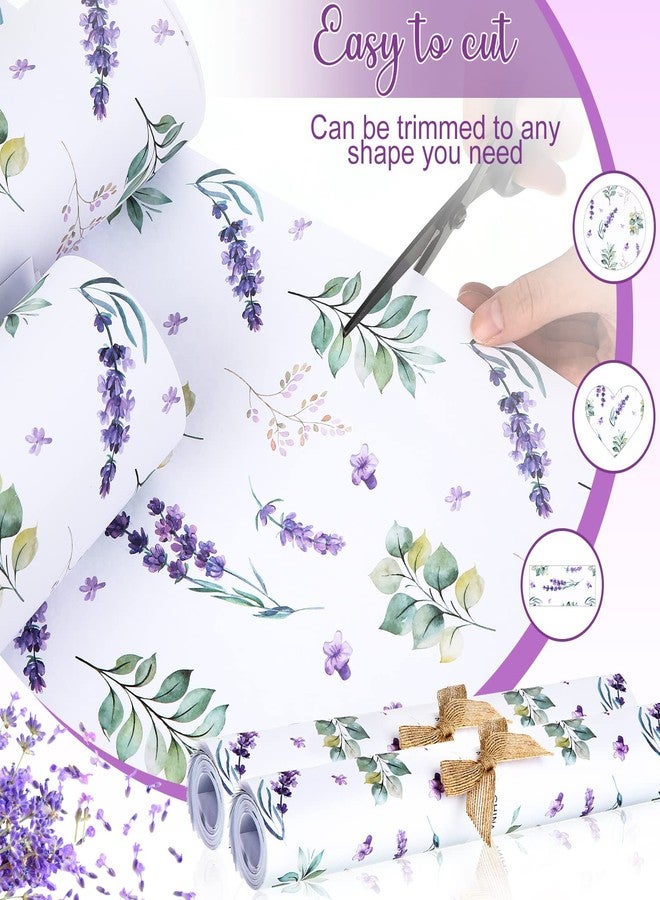 Geelin 20 Drawer Liners for Dresser Scented Paper Non Adhesive Fragrant Drawer Liners for Home Shelf Closet, 14 x 19.5 Inches(Lavender) - Image 4