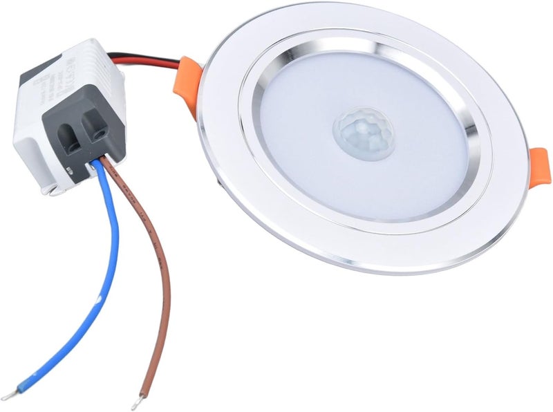 GLOGLOW Downlight Light, High Brightness Dimmable Motion Sensor Light with 120 Degree Wide Angle and 5m Induction Distance, for Corridor Balcony Toilet Parking Lot 9W LED Flush Mount (Warm) - Image 3