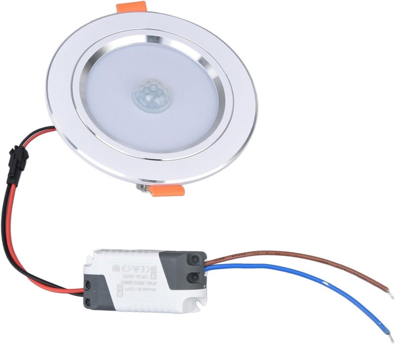 GLOGLOW Downlight Light, High Brightness Dimmable Motion Sensor Light with 120 Degree Wide Angle and 5m Induction Distance, for Corridor Balcony Toilet Parking Lot 9W LED Flush Mount (Warm) - Image 4
