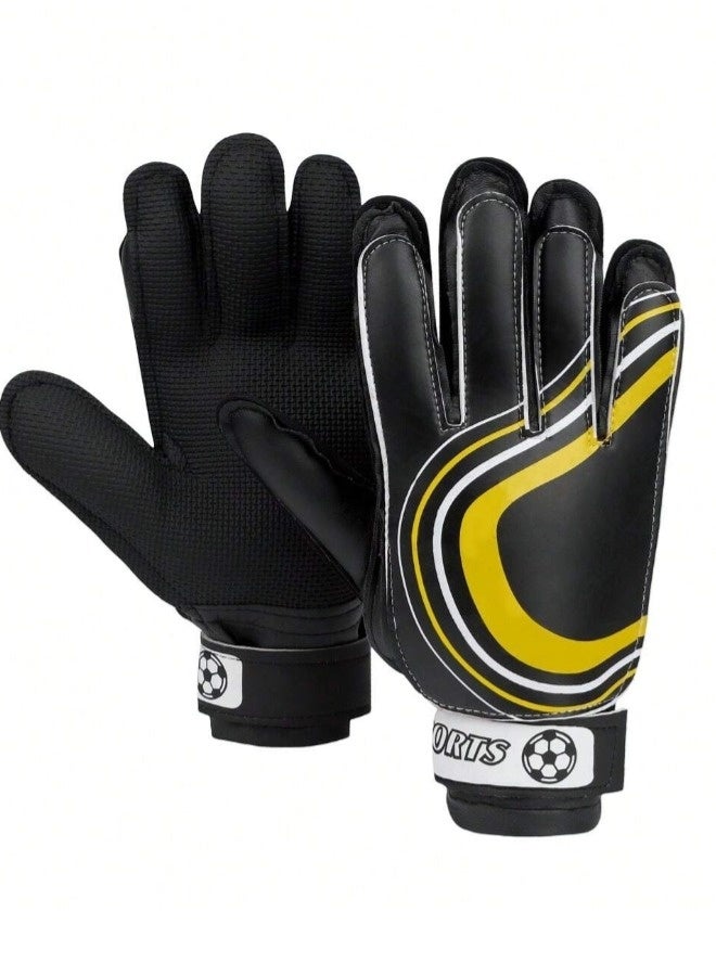 شيبشيب قفازات حارس مرمى للأطفال والبالغين بقبضة قوية لتدريبات ومباريات كرة القدم مع حماية كاملة للأصابع لتوفير حماية رائعة ومنع الإصابات - Image 1