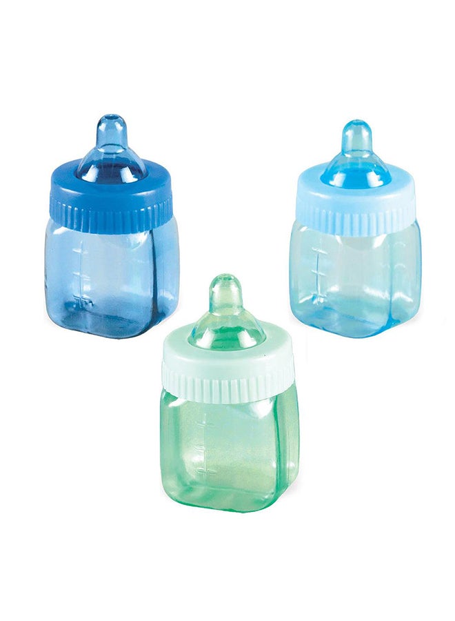 Amscan Blue Baby Bottle Favor 6pcs, Baby Shower Party Favor