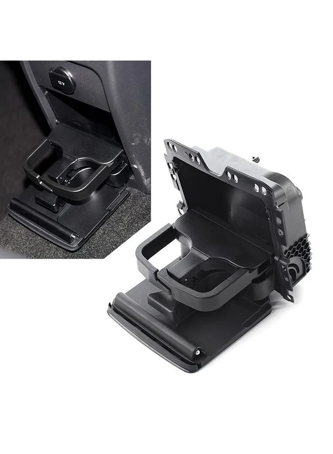 Black Car Rear Center Console Cup Holder Replacement for VW Golf Plus Sharan Tiguan Seat Alhambra - Image 4