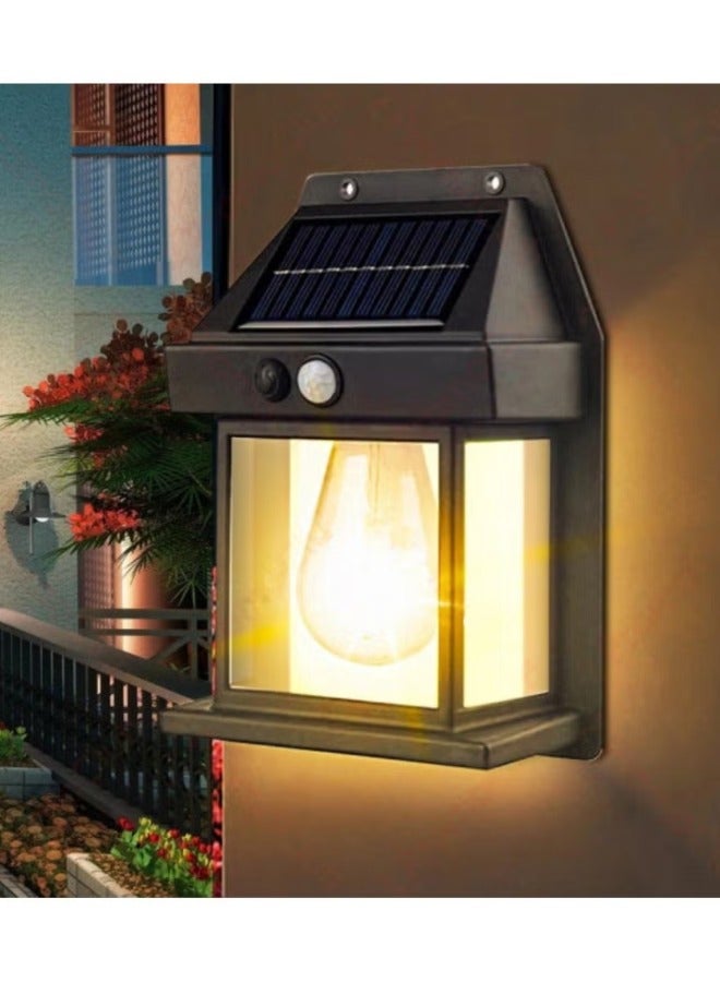 حزمة من 8 قطعة الشمسية في الهواء الطلق ضوء استشعار الحركة الشمسية أضواء الأمن مع 3 طرق الإضاءة اللاسلكية الشمسية الجدار أضواء مقاوم للماء تعمل بالطاقة الشمسية لمبة أضواء لحديقة المنزل - Image 4