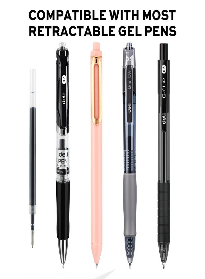 ديلي عبوات حبر جاف قابلة للسحب من ديلي، 30 عبوة، حبر أسود، سن متوسط 0.7 مم، كتابة سلسة، سريع الجفاف، لا يتسرب، مثالية لتدوين الملاحظات، لوازم منزلية، مدرسية، مكتبية - Image 4