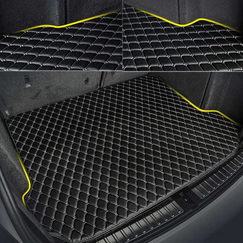 AutoZing حصيرة صندوق السيارة AutoZing® 7D متوافقة مع مرسيدس بنز E 220 2020 جلد صناعي 7 طبقات حماية مضادة للانزلاق ملحقات السيارة سوداء - Image 4