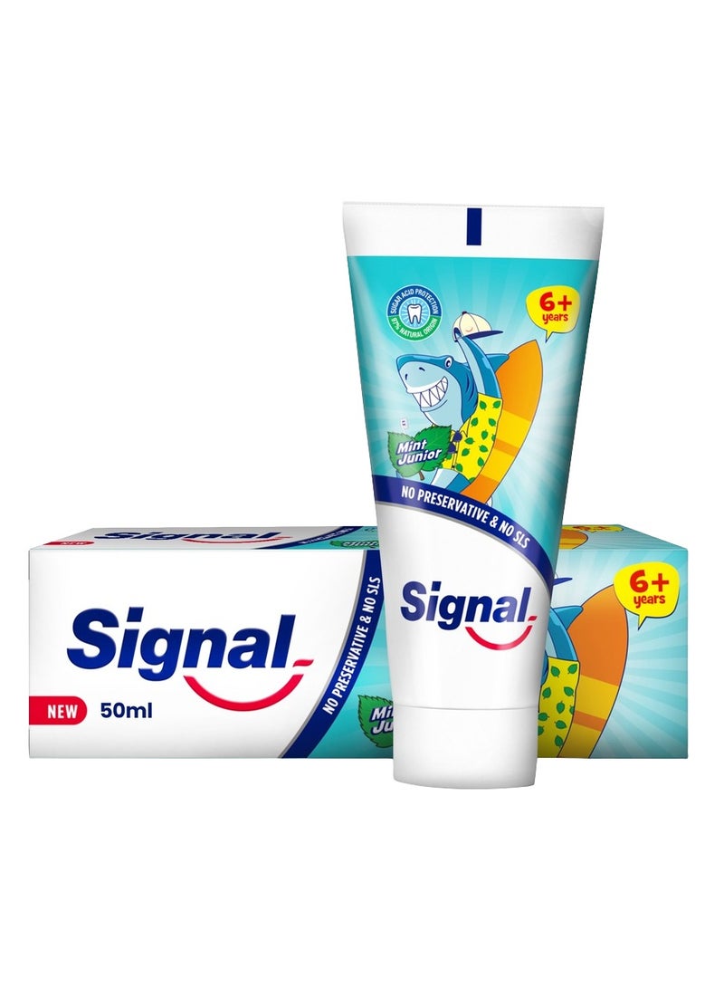 Signal Junior Toothpaste Mild Mint 50ml - Image 1