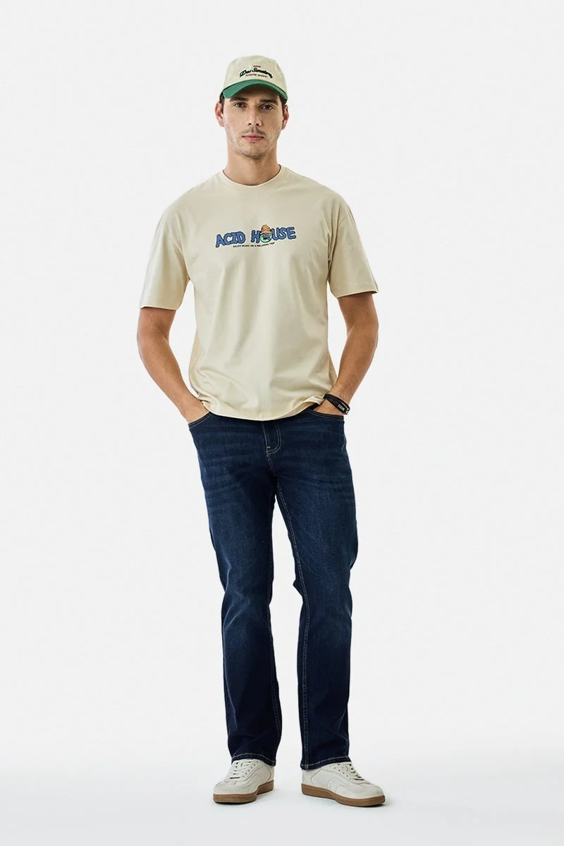 SNITCH Acid House Oversized 100% Cotton T-Shirt