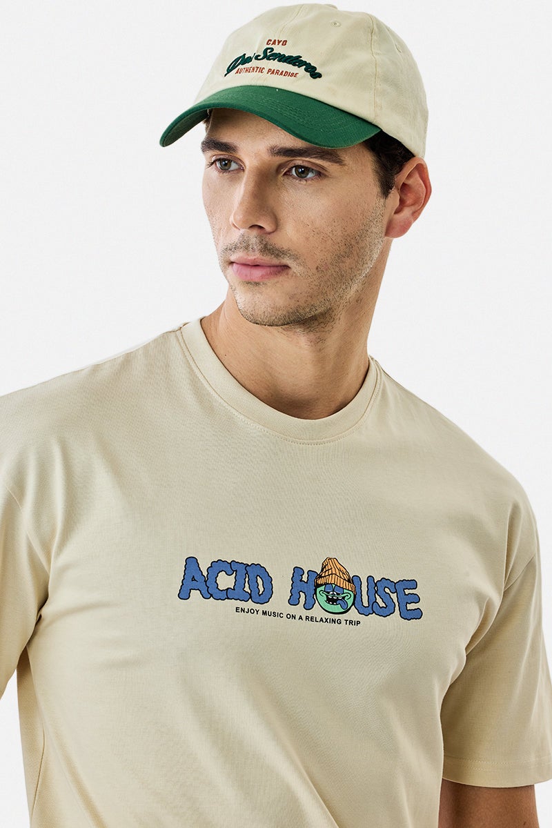SNITCH Acid House Oversized 100% Cotton T-Shirt - Image 3