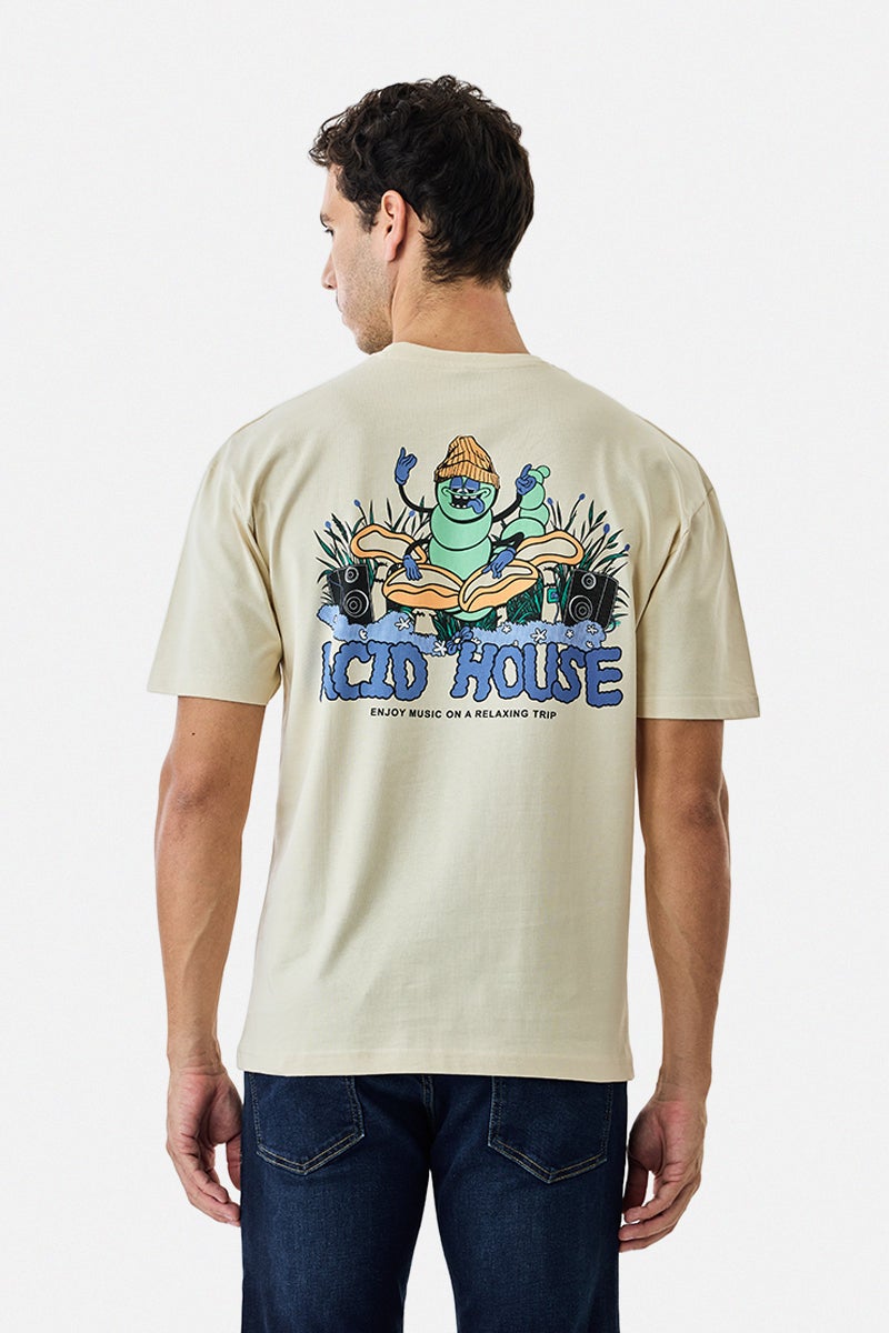 SNITCH Acid House Oversized 100% Cotton T-Shirt - Image 5