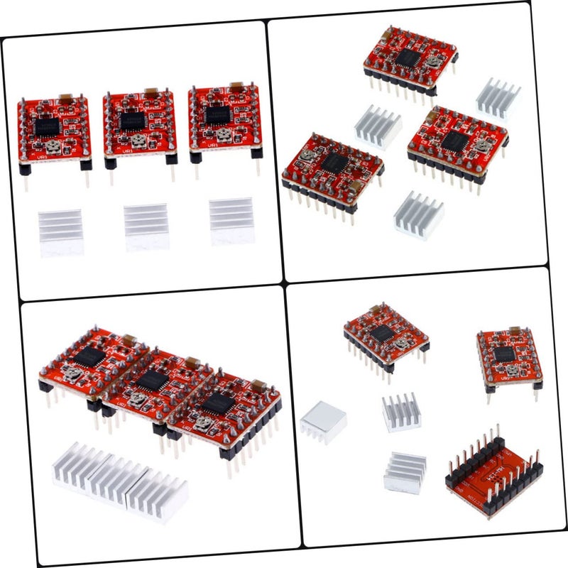 3 Pack Stepper Motor Driver Module With Over Temperature Protection Step Resolutions - Image 5