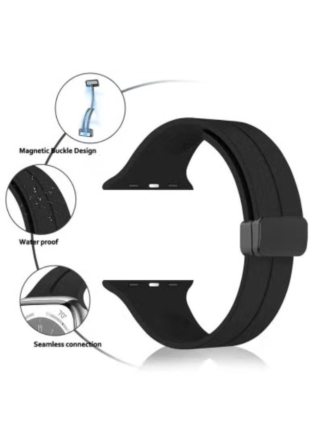 TIGER Soft Silicone Sport Watch Band Compatible with 38mm, 40mm & 41mm Smartwatch Models – Quick Release Replacement Strap for Daily Wear, Workouts & Outdoor Activities – Skin-Friendly, Sweat-Resistant, Lightweight & Durable Band for Men & Women – Easy to Install & Comfortable Fit - Image 4