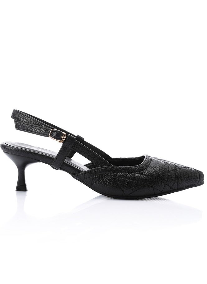 Mr.joe Mr Joe Black Slingback Kitten Heels – Elegant & Comfortable for Any Occasion - 3020  - Image 2