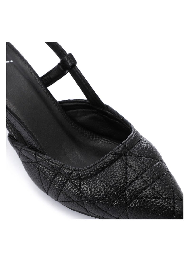 Mr.joe Mr Joe Black Slingback Kitten Heels – Elegant & Comfortable for Any Occasion - 3020  - Image 5