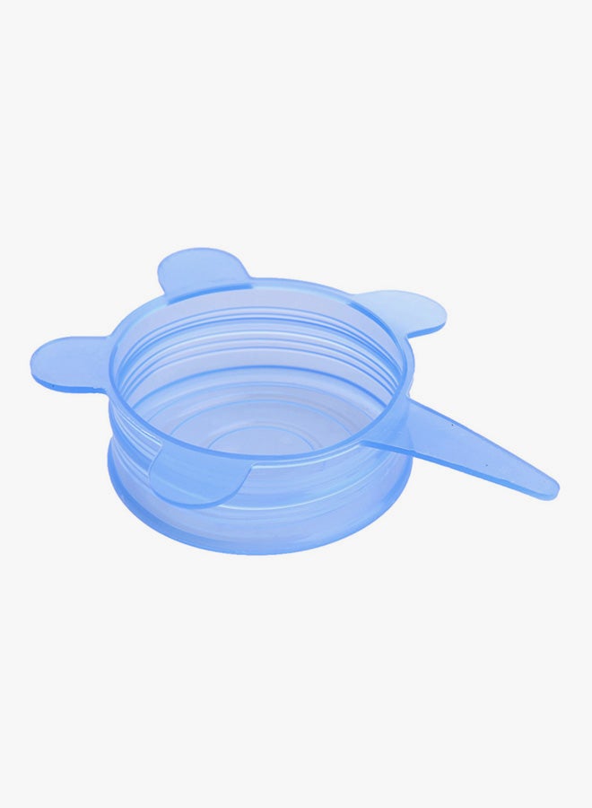 6-Piece Stretchable Tear Resistant Silicone Lids Blue 6-Piecegrams - Image 3