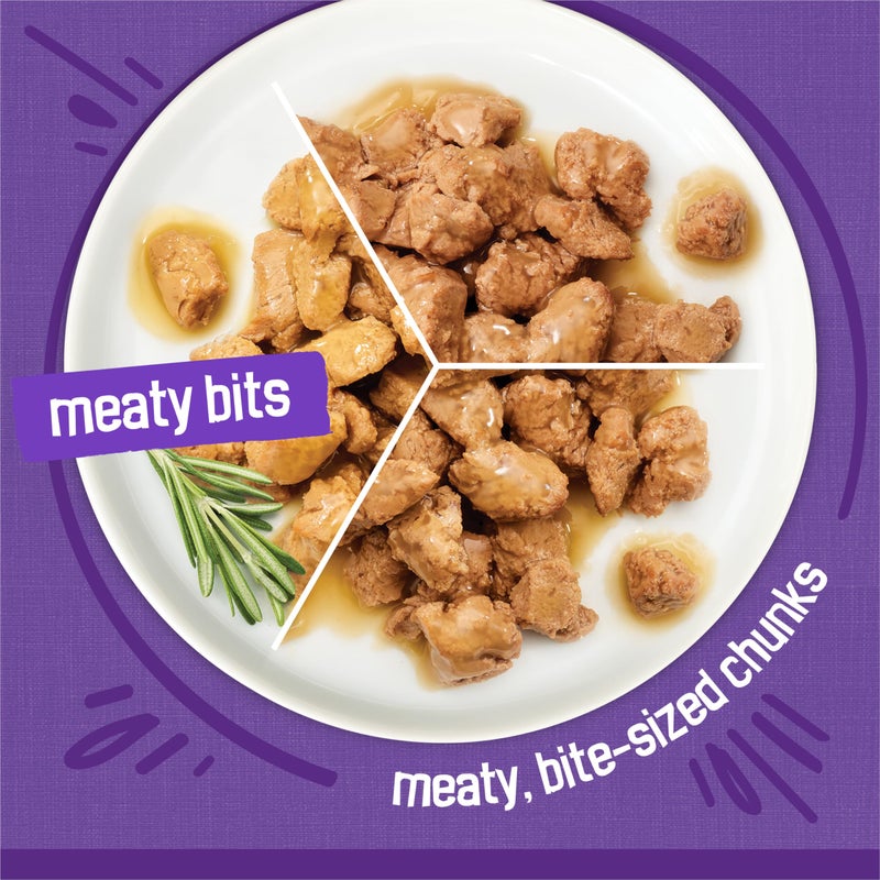 Friskies Purina Friskies Gravy Wet Cat Food Variety Pack, Meaty Bits - (Pack of 24) 5.5 oz. Cans - Image 4