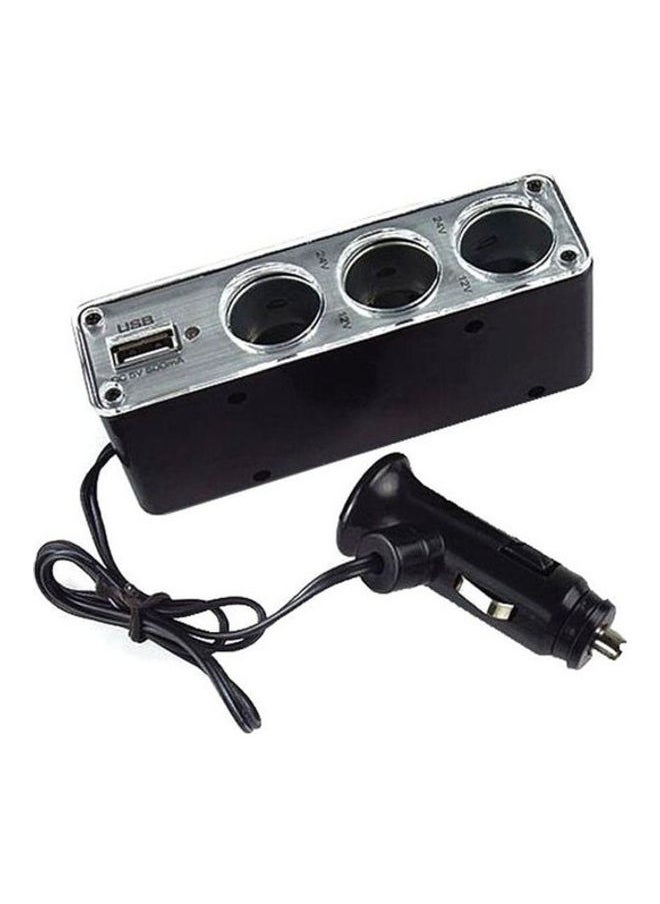 نيبمينينت شاحن USB للسيارة بمقبس ثلاثي 