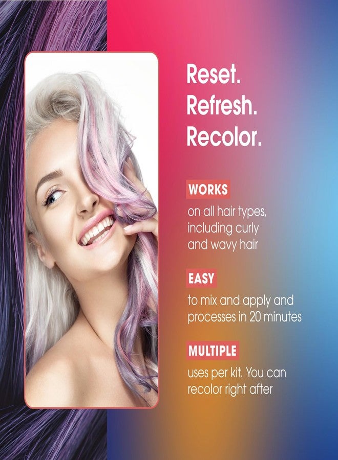One N Only One 'n Only Colorfix Semi Permanent Hair Color Remover Kit - Professional Hair Dye Remover With Argan Oil - Provides Targeted Color Correction for All Types - Cruelty Free Formula (1 Kit) - Image 4