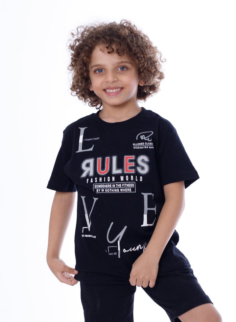 BEBO Boys Half Sleeves T-Shirt  - Image 1