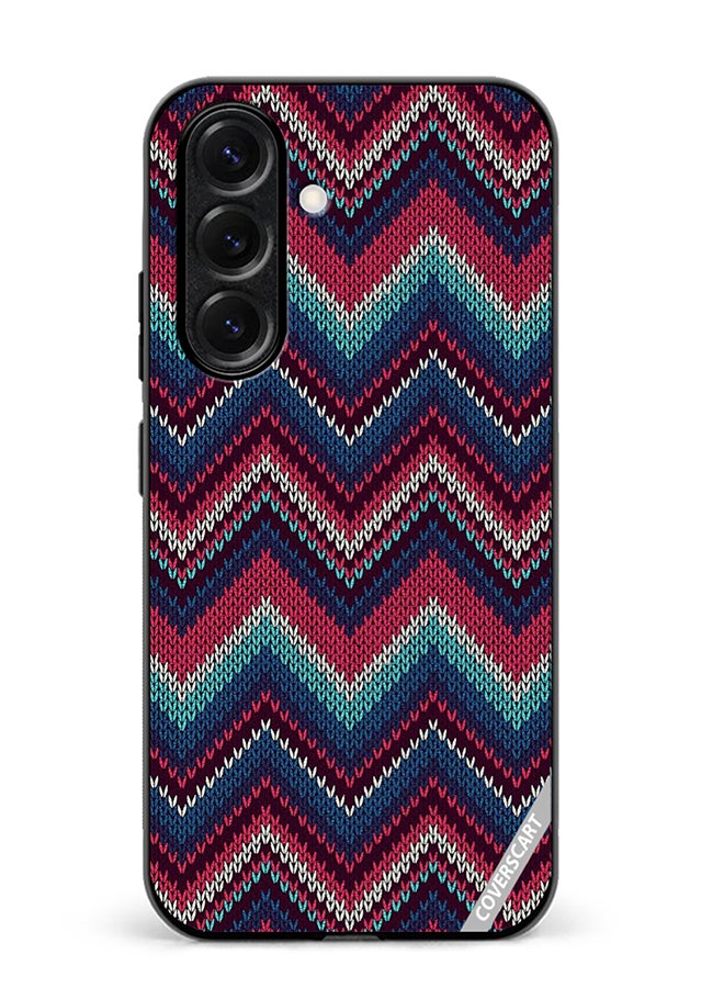 Protective Case Cover For Samsung Galaxy A56 Weaved Pattern Design Multicolour