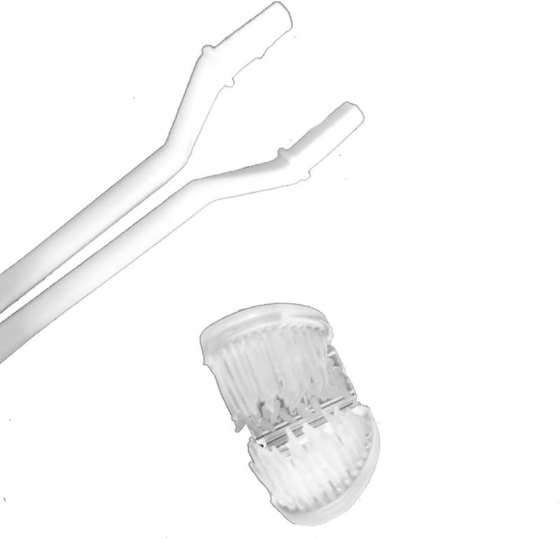 comfrt 7pcs Three Sided Toothbrush Replaceable Dual Brush Head Special Needs Toothbrush toothhugger Toothbrush Soft Bristle Toothbrush for Adult (4 Replace brish Heads) - Image 4