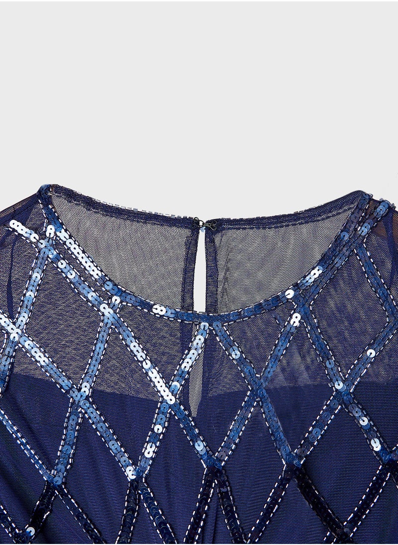 Amelia Rose - Embellished Maxi Dress - Image 1