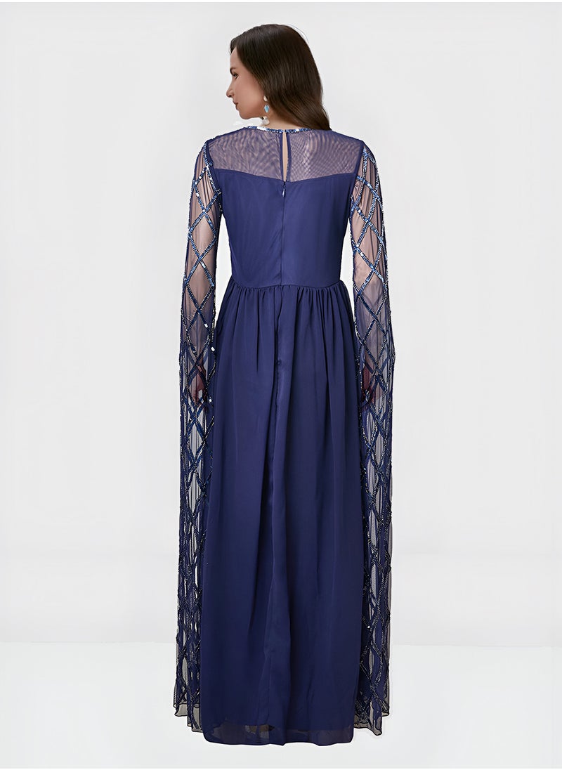 Amelia Rose - Embellished Maxi Dress - Image 1