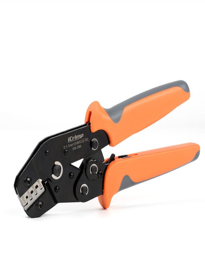 IWISS iCrimp SN-28B Dupont Crimping Tool for 3.96mm, 2.54mm, 2.5mm Pitch Dupont, JST XH VH Connectors, AWG 18 to 28 - Image 1