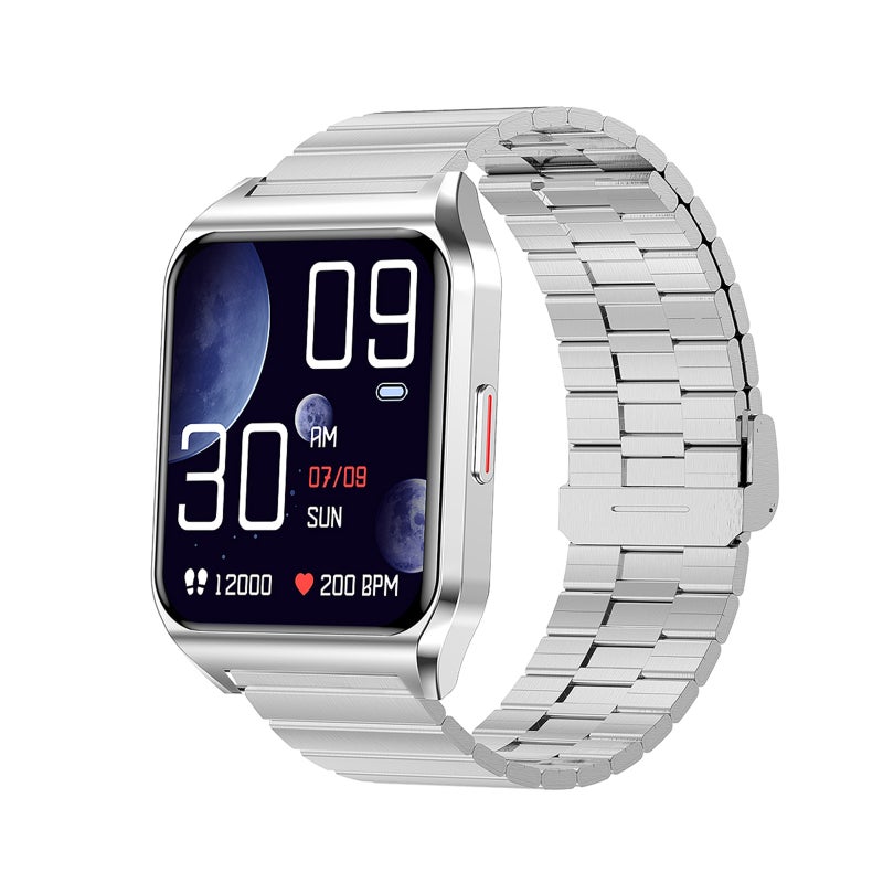 H60 Smart Bracelet Sports Watch 1.69'' COF Full-touch Screen BT Call Body Temperature Measurement Fitness/Health Monitor 7-Day Historical Data Compatible with Android iOS - Image 1