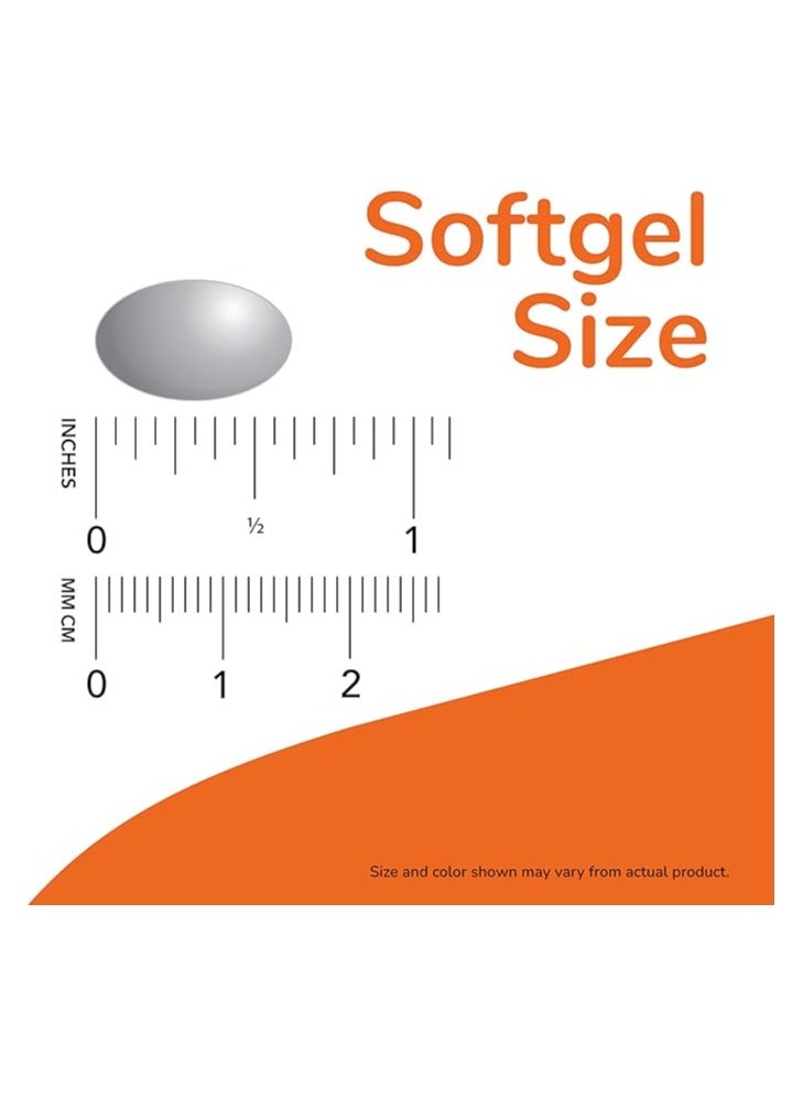 ناو كبسولات فيتامين E المضادة للأكسدة بتركيز 400 وحدة دولية من ناو إي-400 لدعم المناعة والقلب، عبوة من 30 كبسولة - Image 3