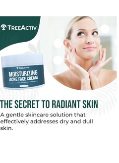 TreeActiv TreeActiv Acne Cream Original Formula, 2 fl oz, 2% Salicylic Acid Face Moisturizer for Oily Skin, Skin Care Acne Formula for Cystic Acne Treatment, Hydrating Face Moisturizer for Acne Prone Skin  - Image 3