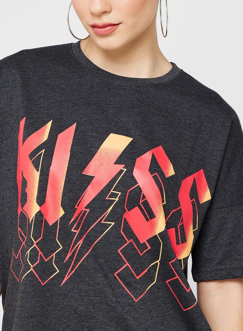 Ginger Wide Fit Graphic T-Shirt
