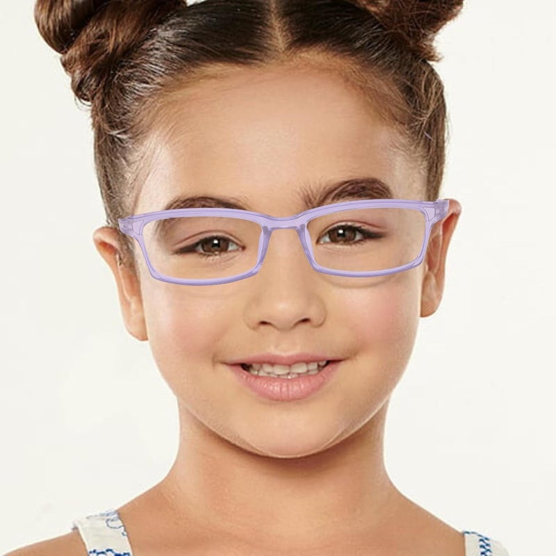 Vast® TRU BLU Kids Blue Ray Blocking & Antiglare Zero Power Round Computer Eyeglasses (Age:- 4-7 Yrs) - Image 3