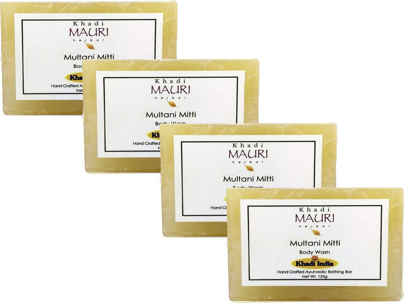 صابون خادي موري ملتانى ميتى - عبوة من 4 (500 جرام)