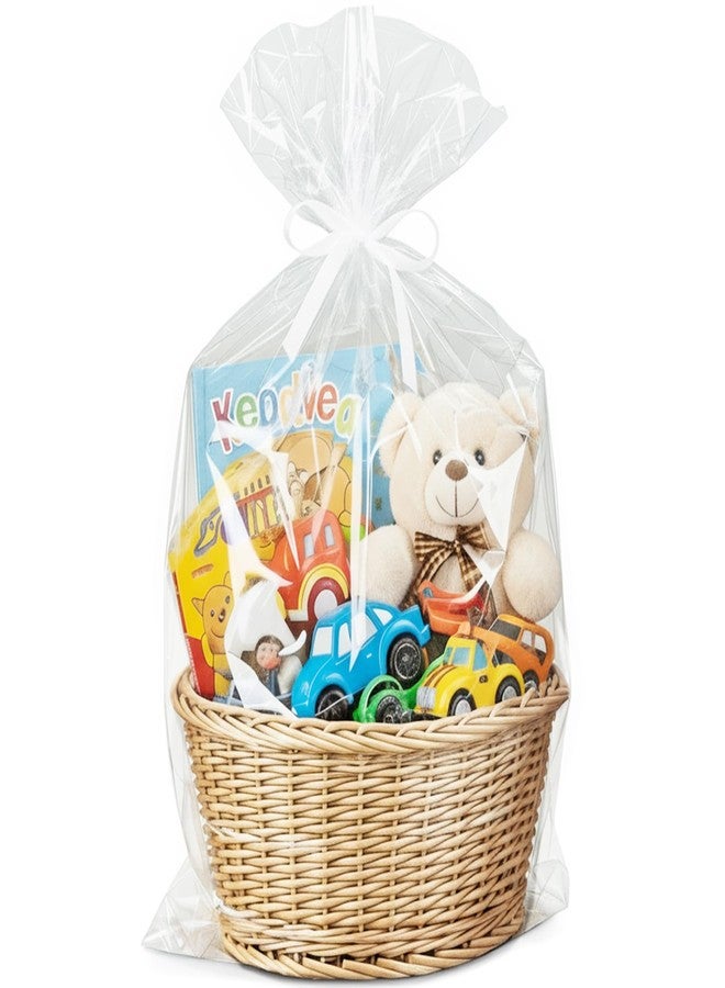 Jadairy Cellophane Bags 24x30 in, 20 Pcs Cellophane Wrap for Gift Baskets - Image 1