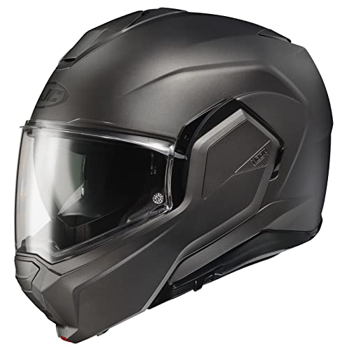 HJC Helmets i100 Helmet (Large) (SEMI Flat Titanium) - Image 1