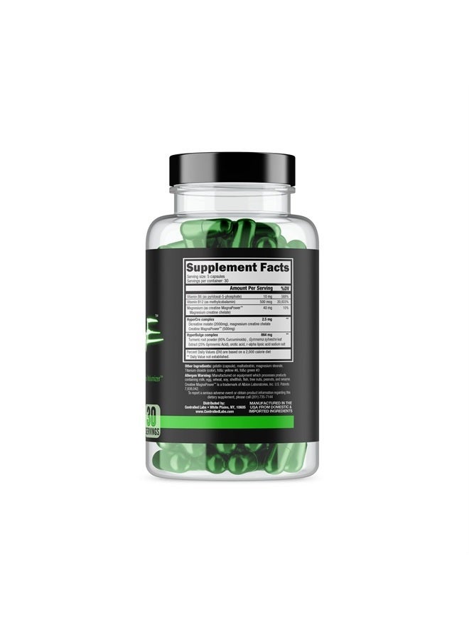 Controlled Labs Green Bulge Supplement, 30 Servings Advanced Creatine Matrix Volumizer, Improve Strength, Stamina, Performance, and Muscle Recovery, Caffeine and Stimulant Free for Both Men and Women - Image 4