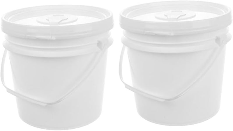 2Pcs Refillable Plastic Wipes Container Lid Travel Storage Bucket For Car Bathroom - Image 1