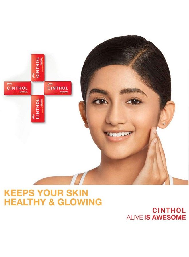 Cinthol Original Soap 100G (Pack Of 12) ; Germ Protection ; Soaps For Bath ; Grade 1 Soap ; For All Skin Types - Image 5