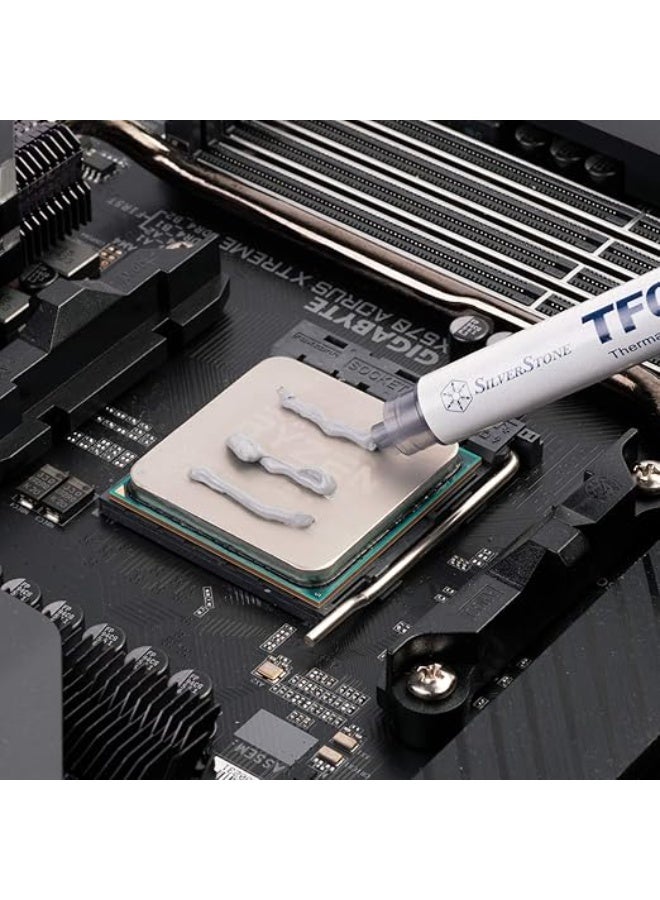 SILVER STONE TF01 Thermal Paste with High Thermal Conductivity, No Separation, Penetration or Leakage TF01 - Image 4