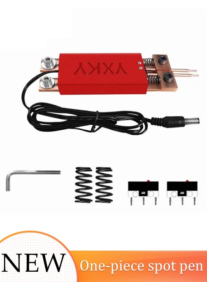 DUNISO Integrated Type Spot Welding Pen, Automatic Trigger Weld Machine Accessory for 18650 Battery, Weld Machine Accessory, Red DIY Battery Spot Welder Pen - Image 1